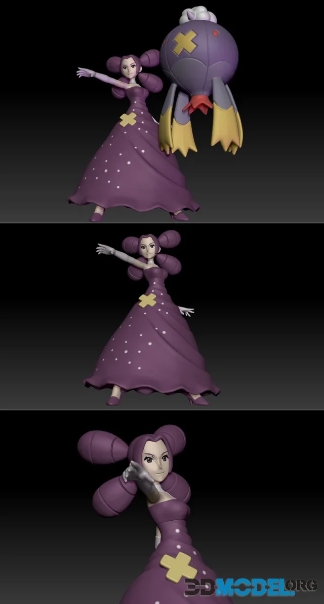 Pokemon Sinnoh Gym Leader Fantina – Printable