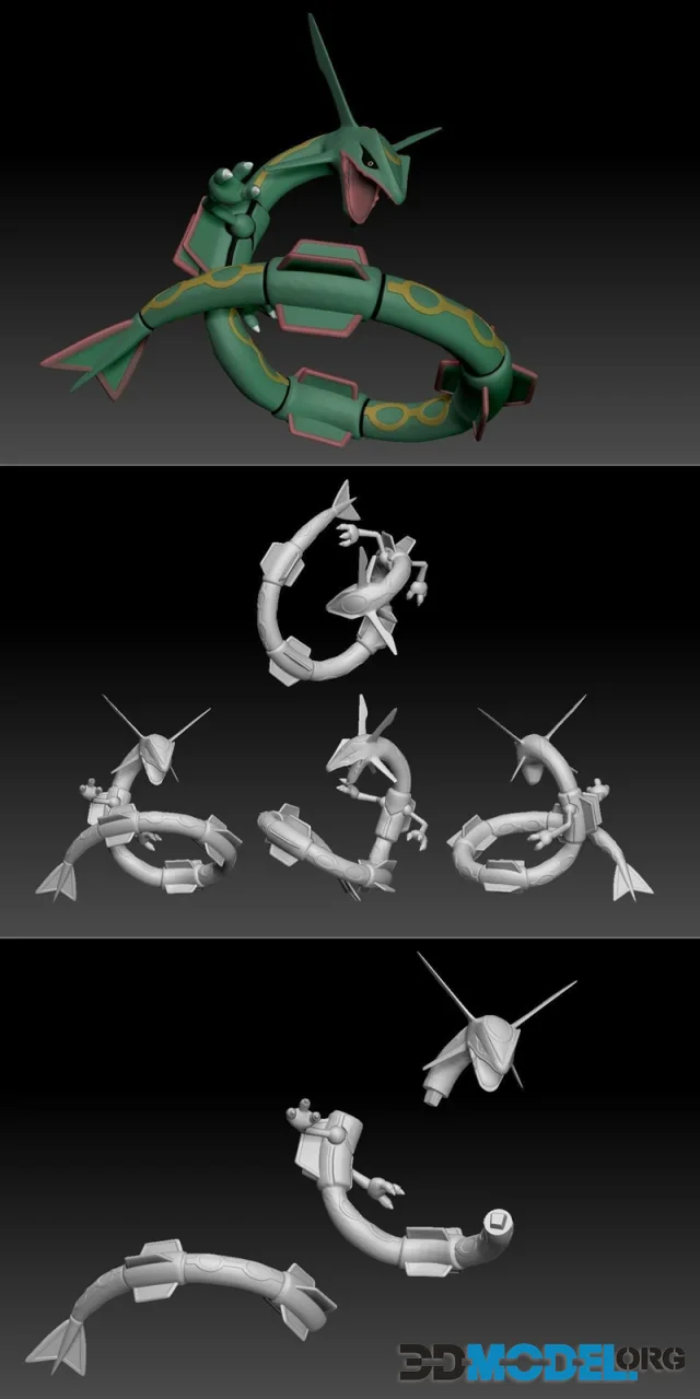 Pokemon Rayquaza – Printable