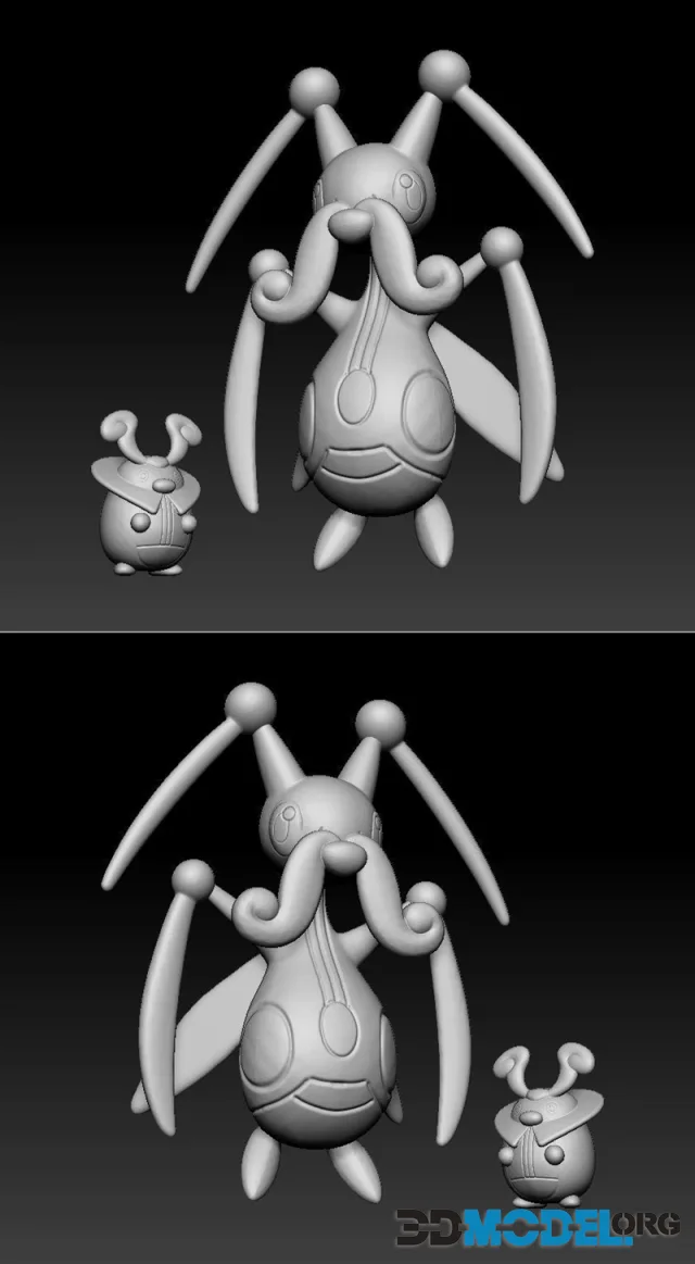 Pokemon Kricketot and Kricketune – Printable