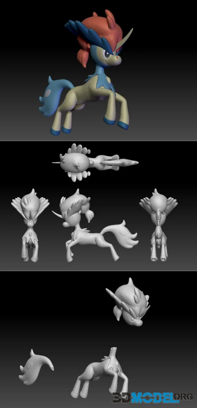 Pokemon Keldeo – Printable