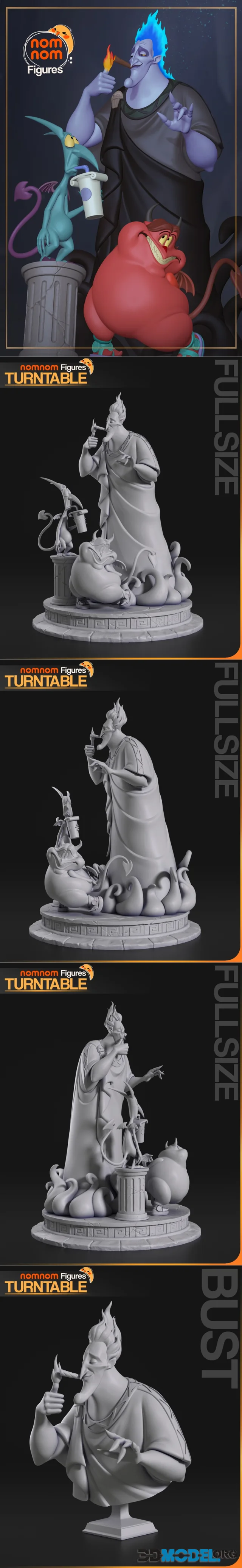 Nomnom Figures - Hades - Hercules – Printable