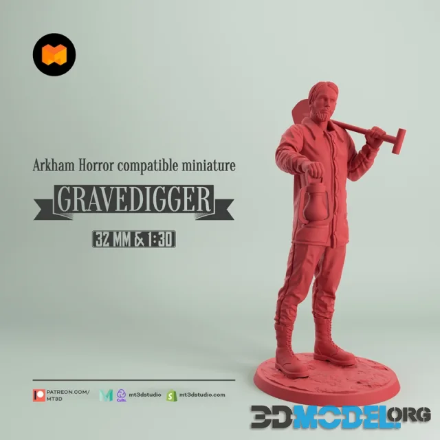 Gravedigger - Arkham Horror compatible – Printable