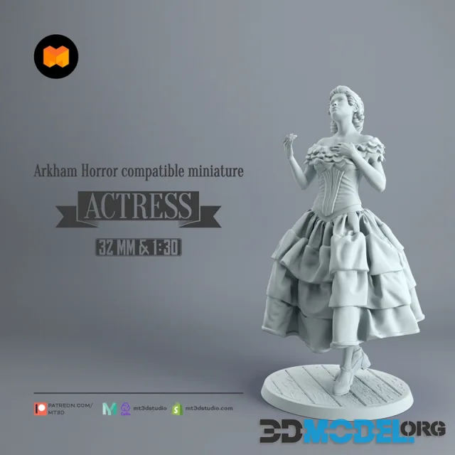 Actress - Arkham Horror compatible – Printable