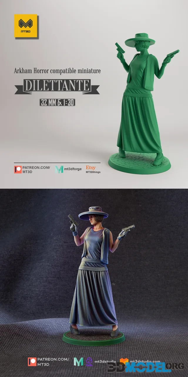 Dilettante - Arkham Horror compatible – Printable