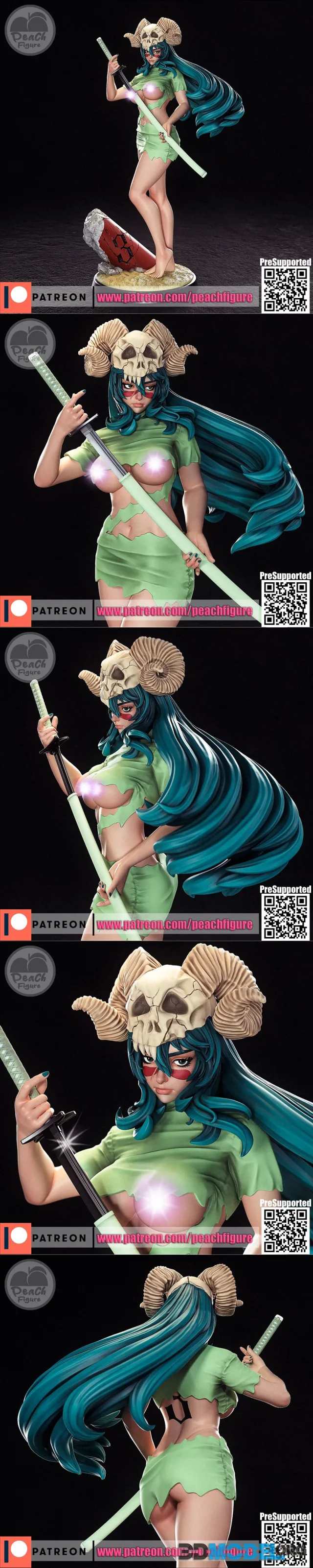 Peach Figure - Nelliel Tu Odelschwanck – Printable