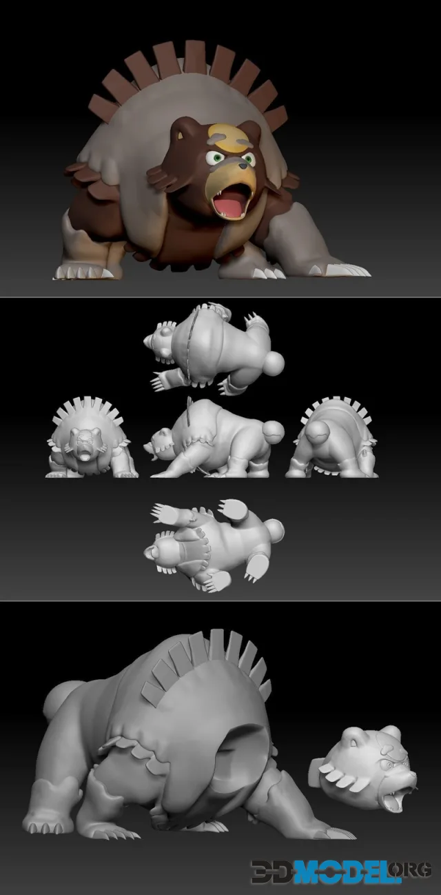 Pokemon Ursaluna – Printable