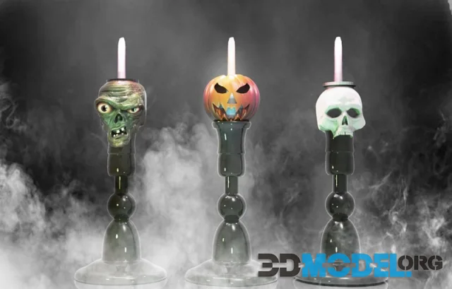 3 Halloween Candle Holders – Printable
