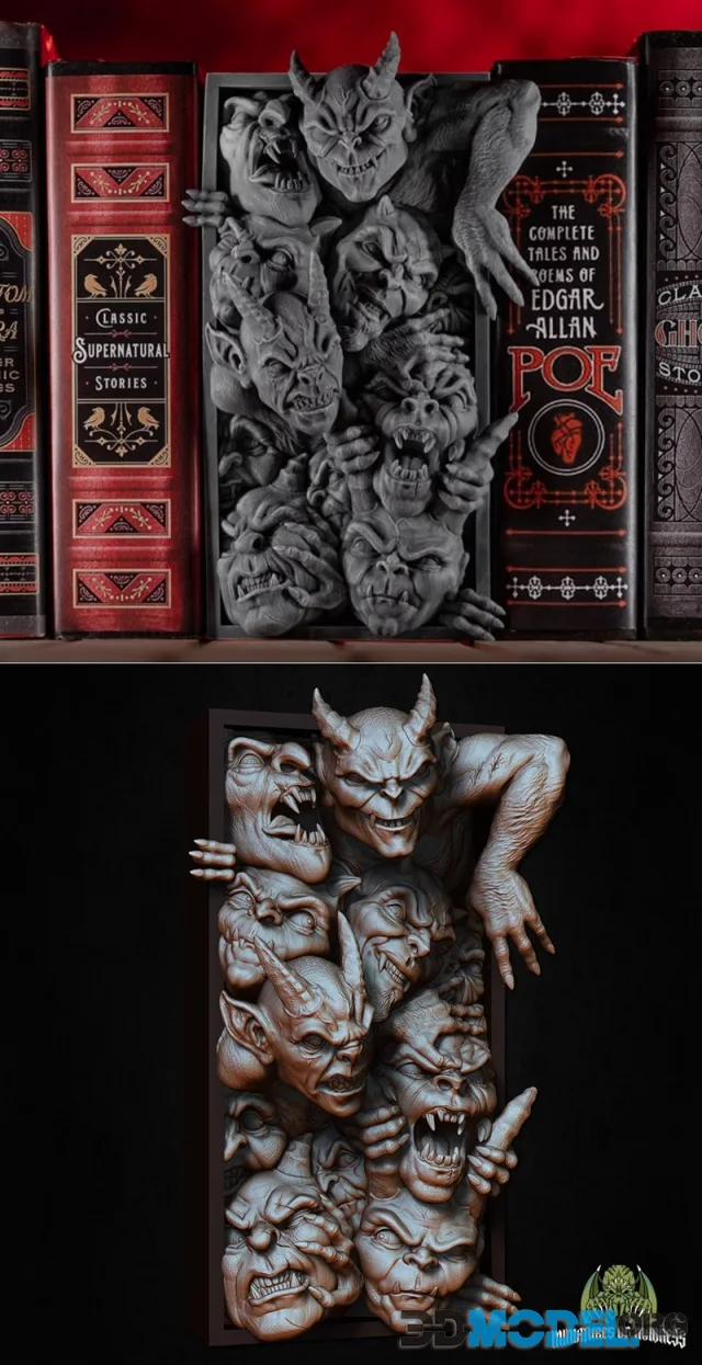 Demon Book Holder – Printable