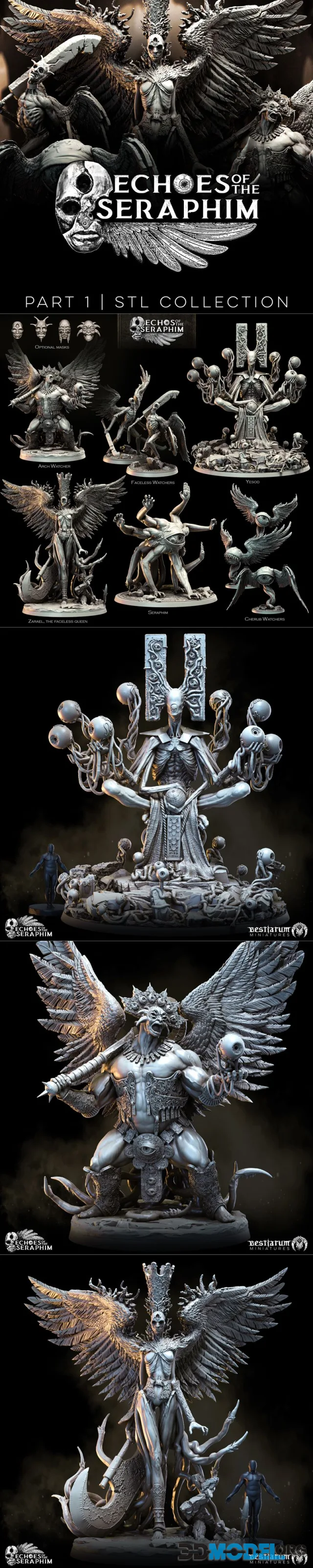 Bestiarum Miniatures - Echoes of the Seraphim Part 1 – Printable