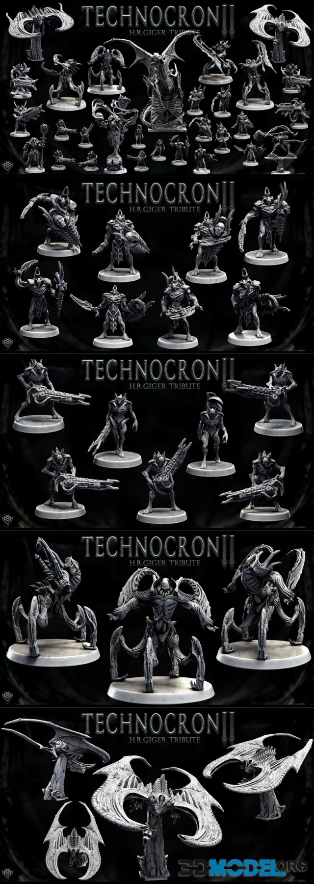 Mini Monster Mayhem - Technocron Vol 2 – Printable