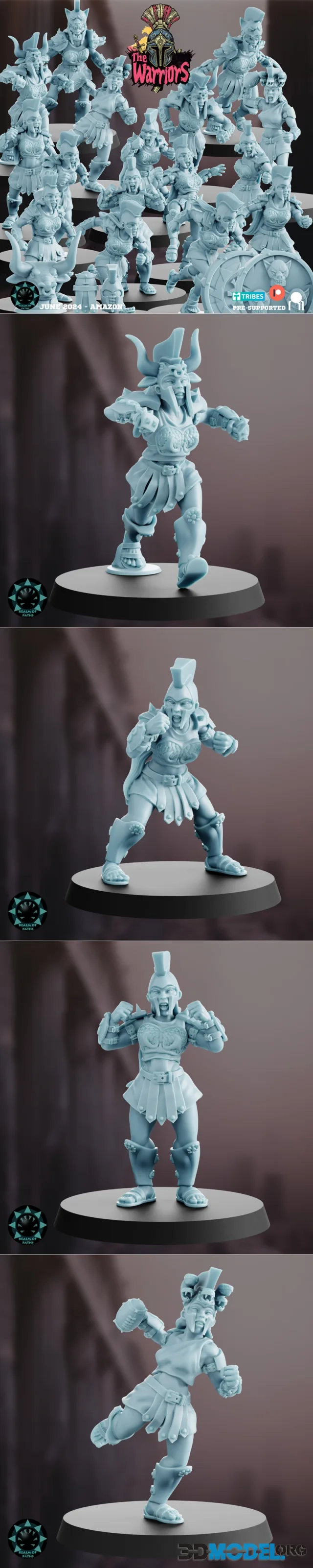 Realm of Paths - The Warriors – Printable