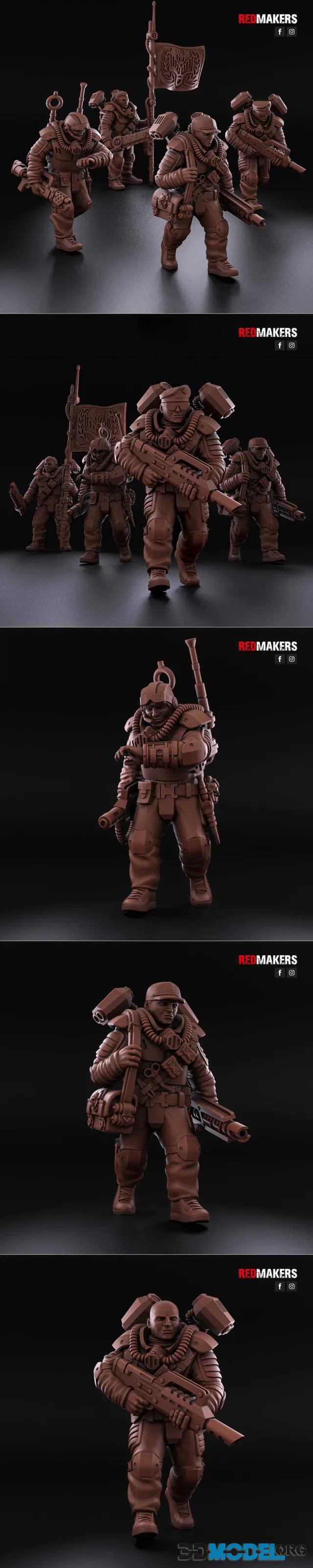Airborne Division - Command Squad – Printable
