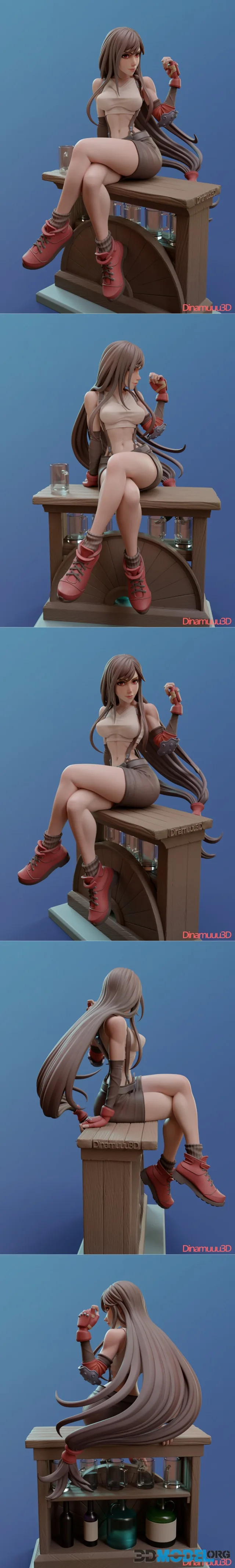 Dinamuuu3D - Tifa Lockhart – Printable