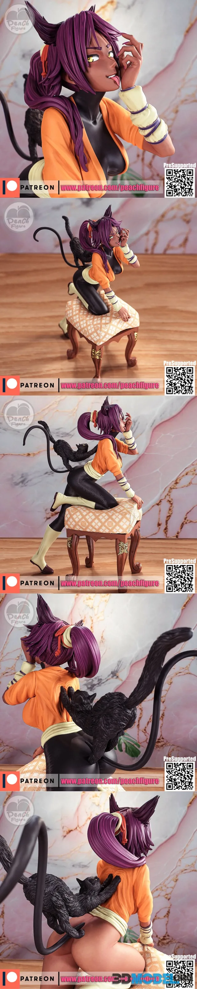 Peach Figure - Yoruichi – Printable