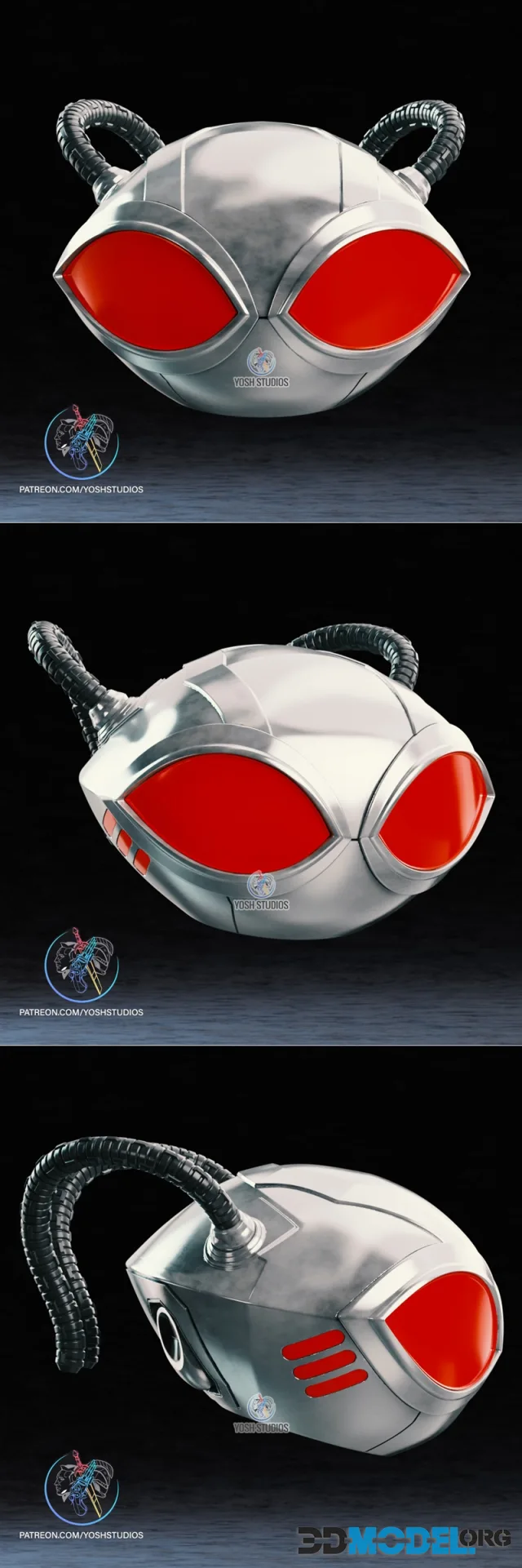 Black Manta 2 Helmet – Printable