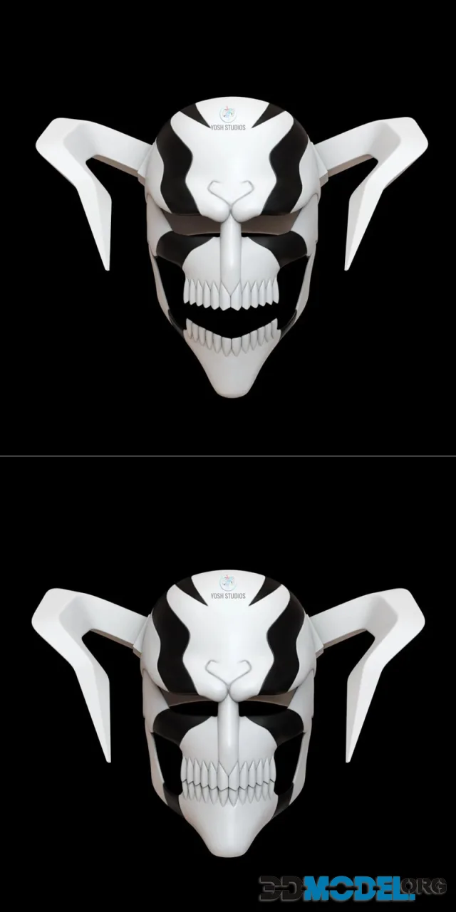 Whole hollow mask - bleach – Printable