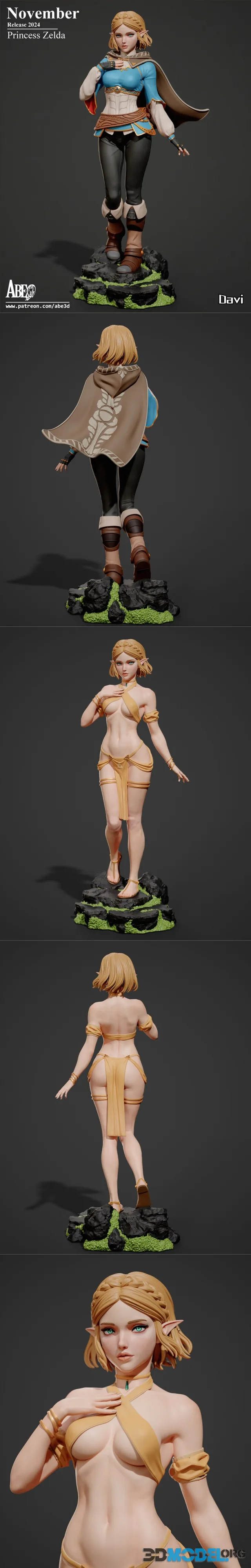 Abe3D - Princess Zelda – Printable
