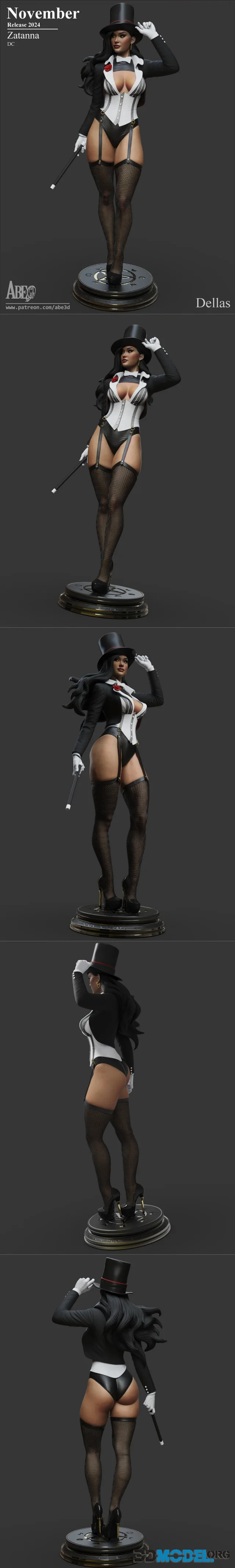 Abe3D - Zatanna – Printable