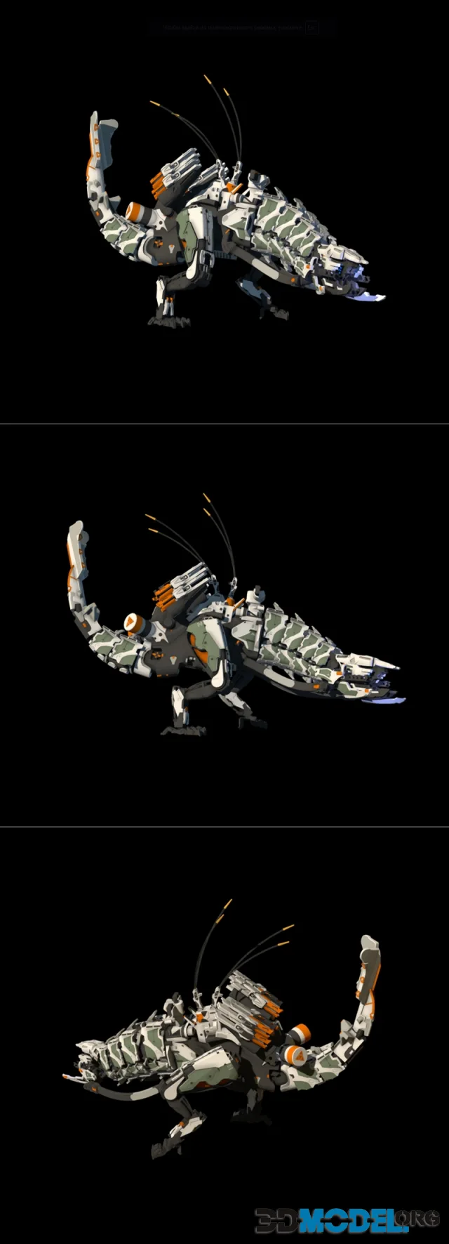 Thunderjaw from Horizon Zero Dawn – Printable