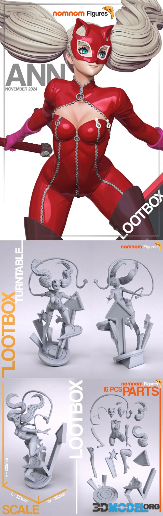 Nomnom Figures - Ann Takamaki – Printable