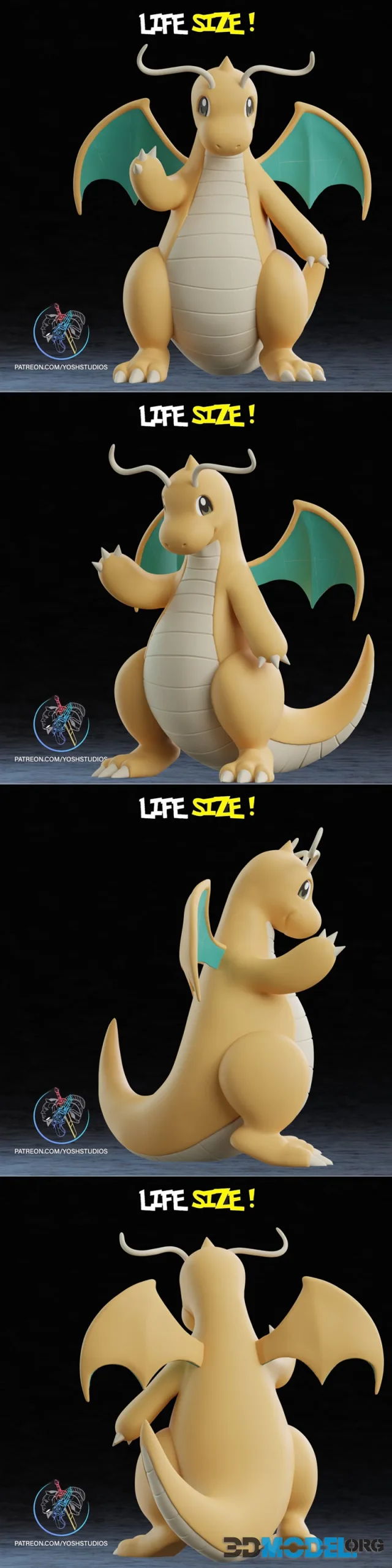 Yosh Studio - Dragonite – Printable