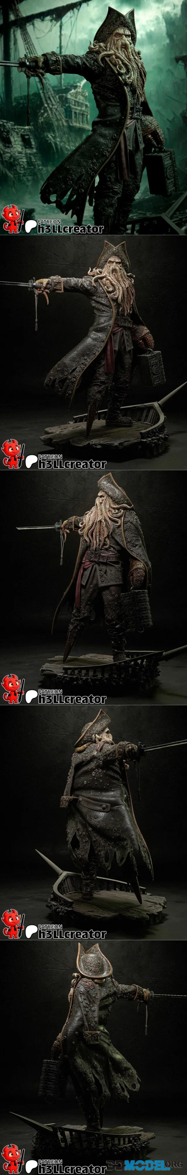 h3LL creator - Davy Jones – Printable