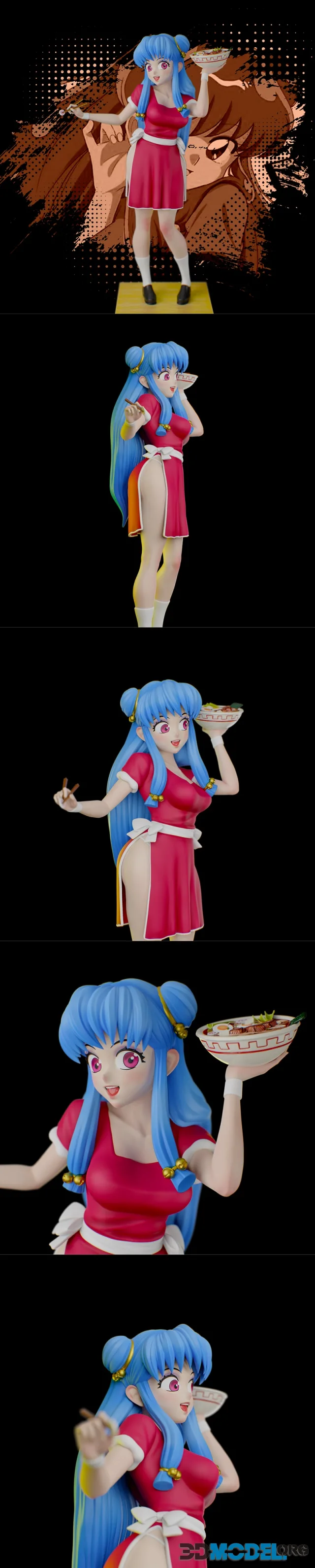 GM3D - Ranma - Shampoo – Printable
