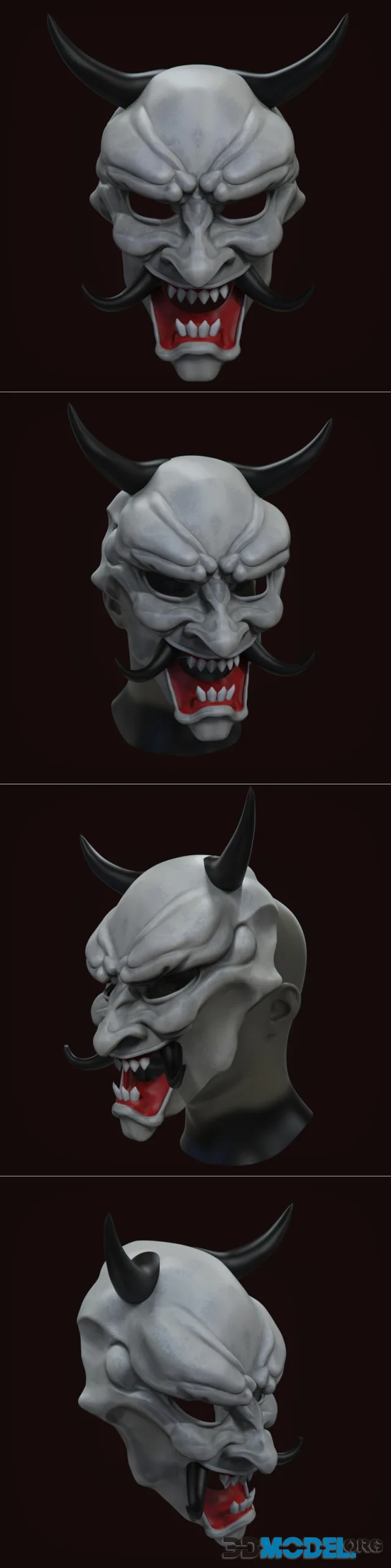 Yakuza Oni Mask – Printable