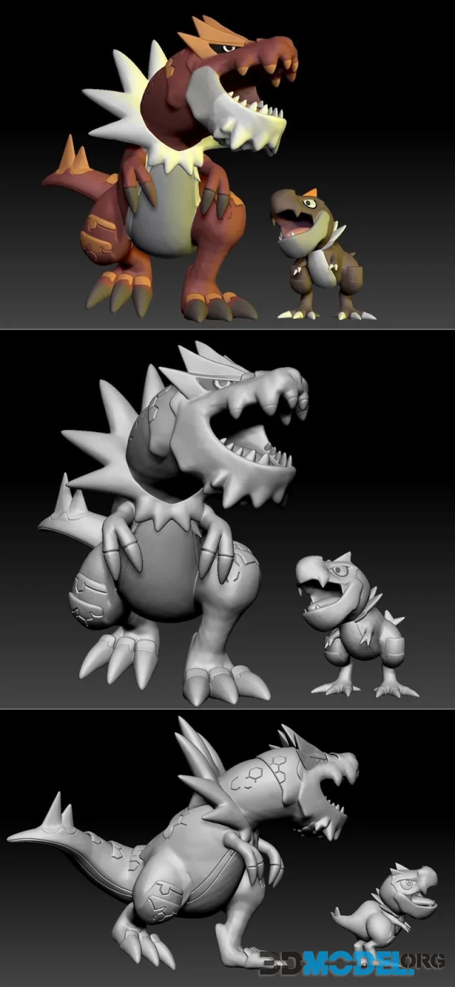 Pokemon Tyrunt Tyrantrum – Printable