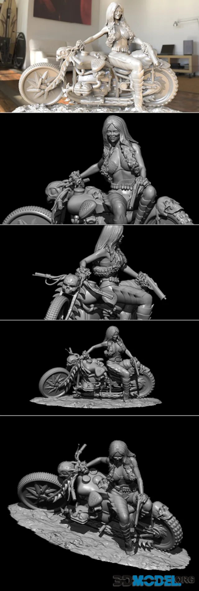 Walades Studio - Demon Biker – Printable