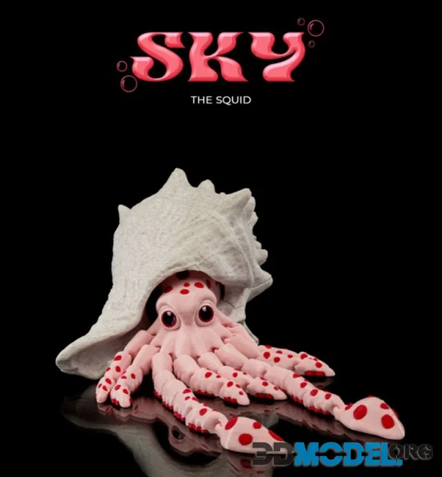 Sky the Squid – Printable