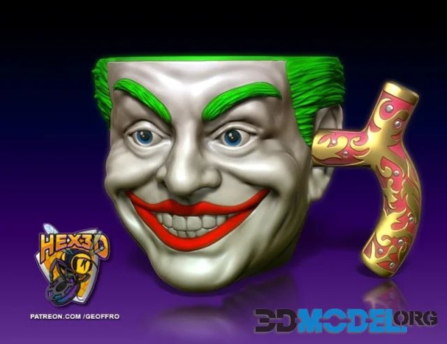 Hex3D - Joker Mug – Printable