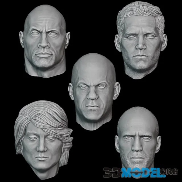 Fast Furious Heads – Printable
