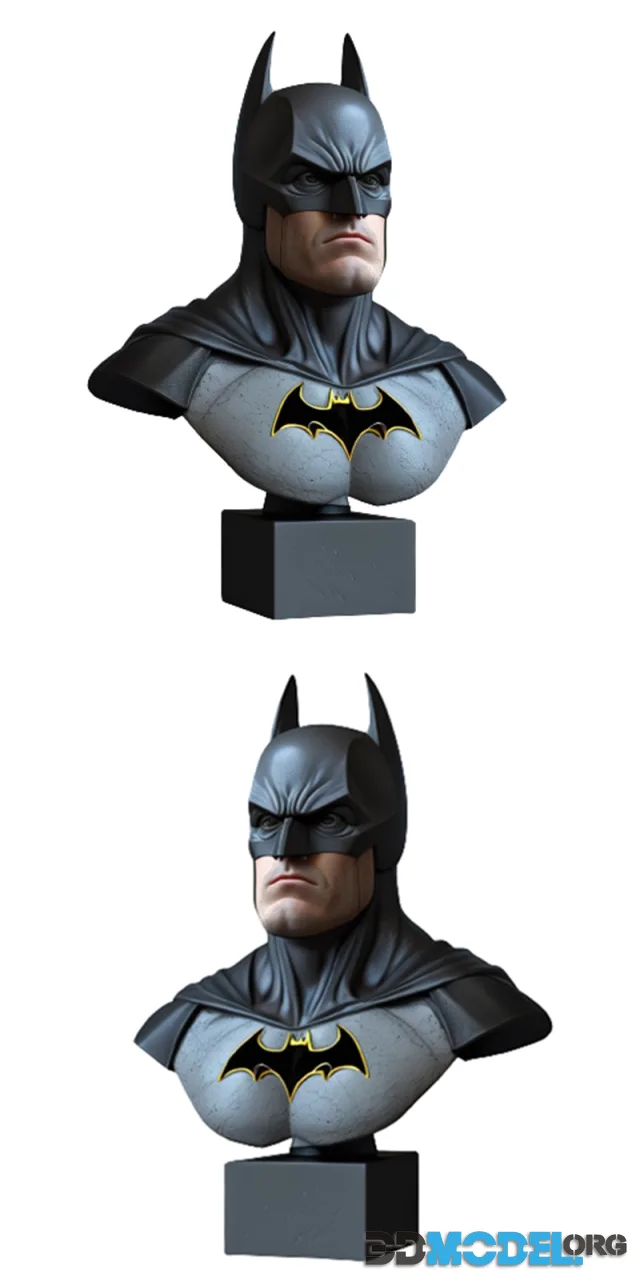 Batman bust – Printable
