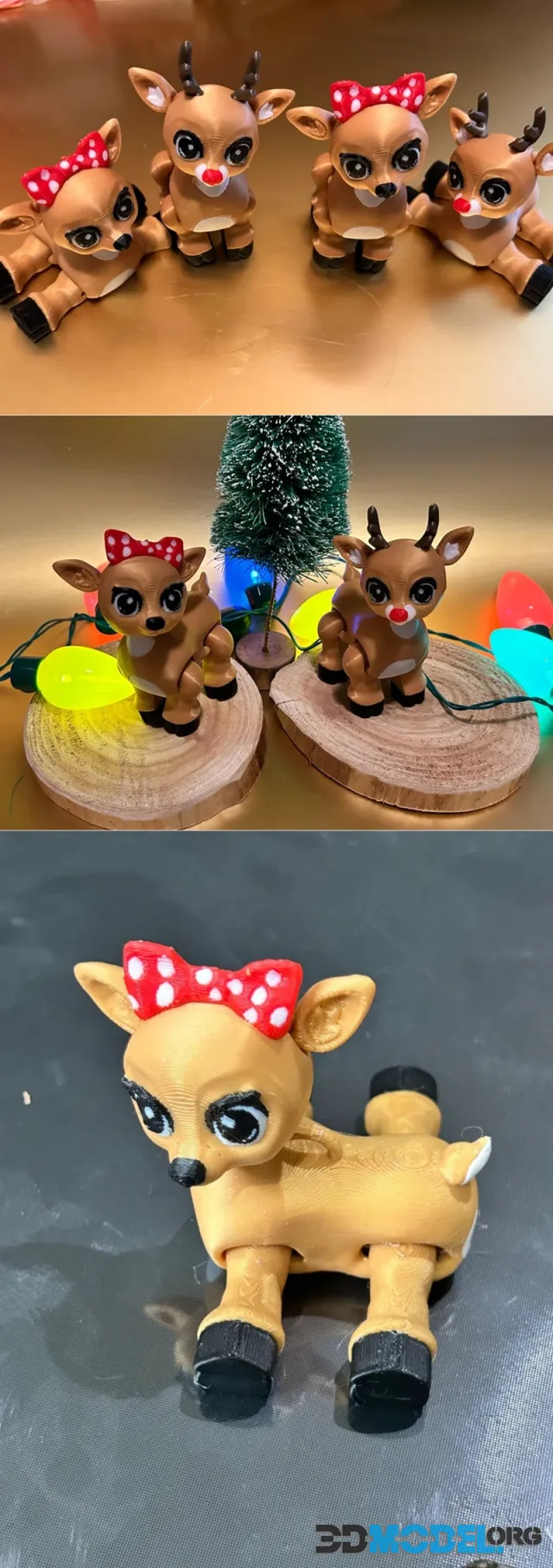 Rudolph and Clarice Reindeer – Printable