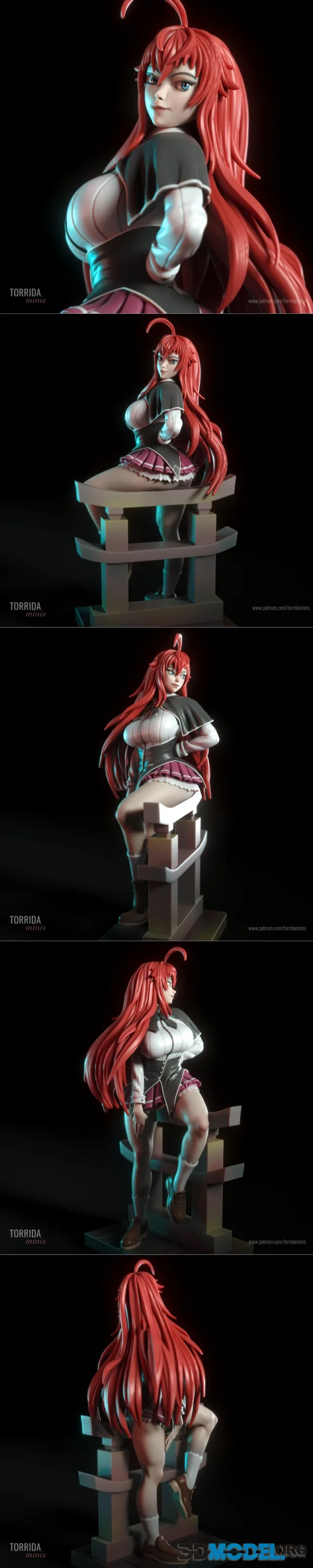 Torrida Minis - High School DxD - Rias Gremory – Printable