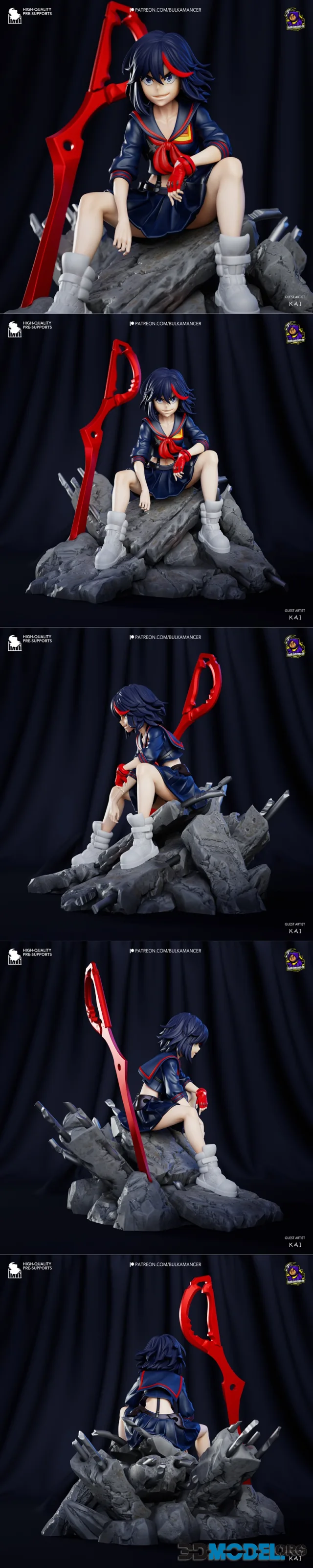 Bulkamancer Sculpts - Matoi Ryuko – Printable