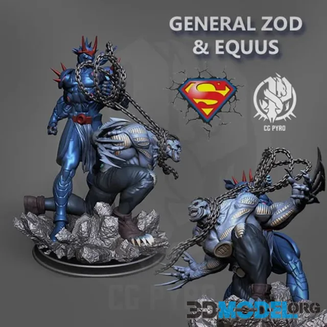 General Zod and Eqqus – Printable