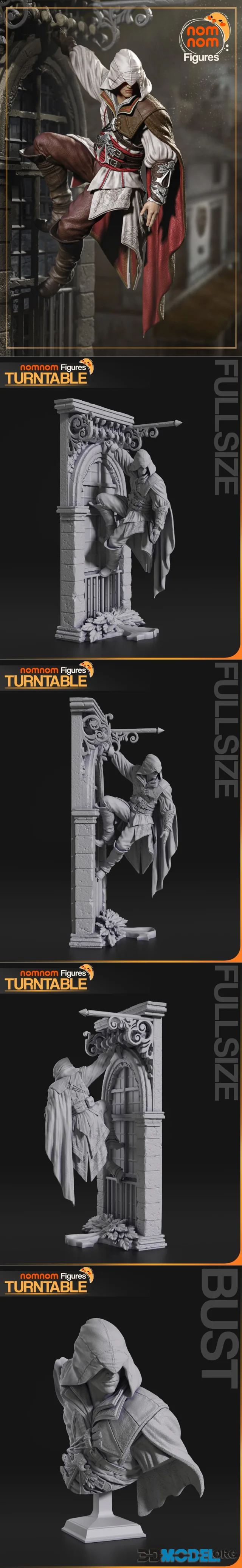 Nomnom Figures - Ezio - Assassin's Creed – Printable