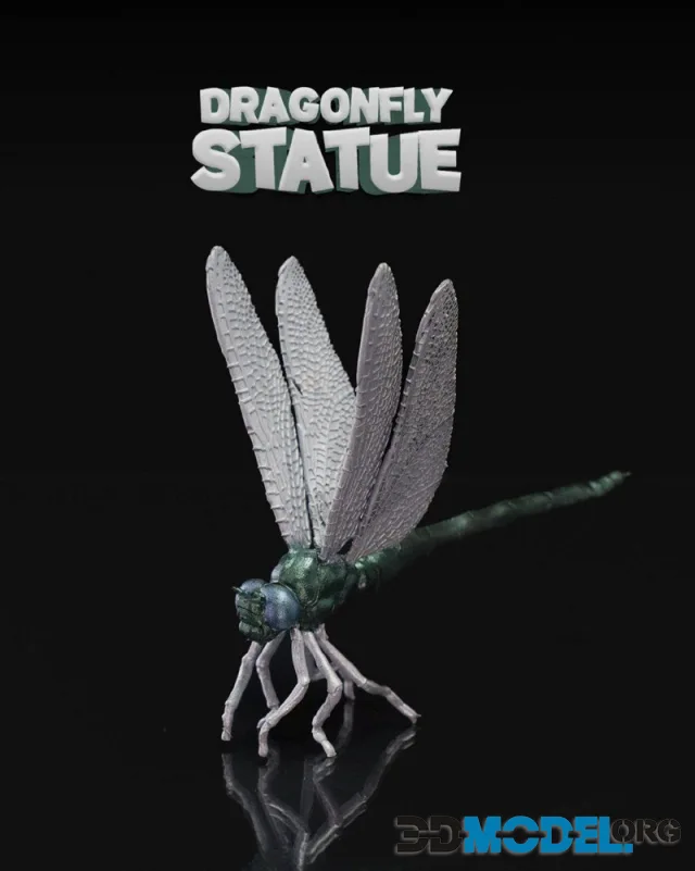Dragonfly Statue – Printable