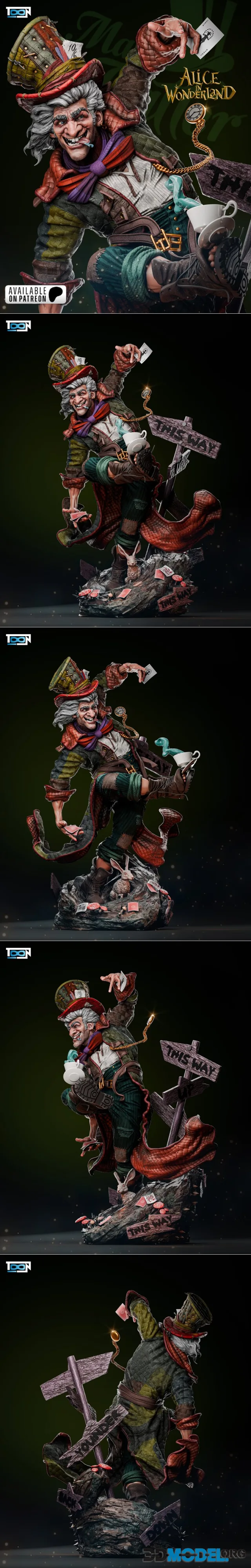 Toon Studios - Mad Hatter – Printable