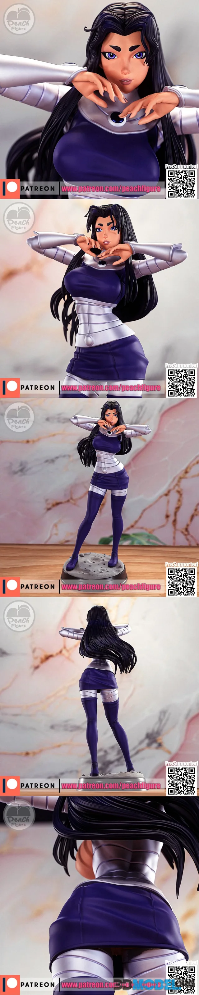 Peach Figure - Blackfire – Printable