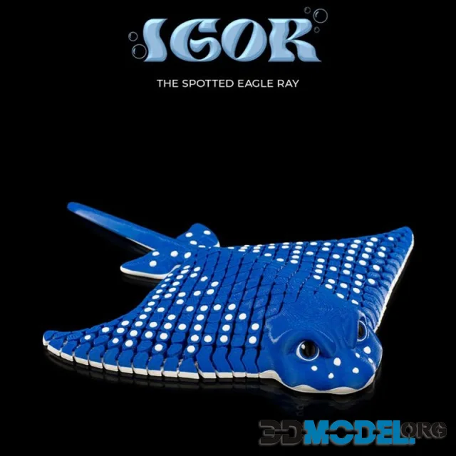 Igor the Spotted Eagle Ray – Printable