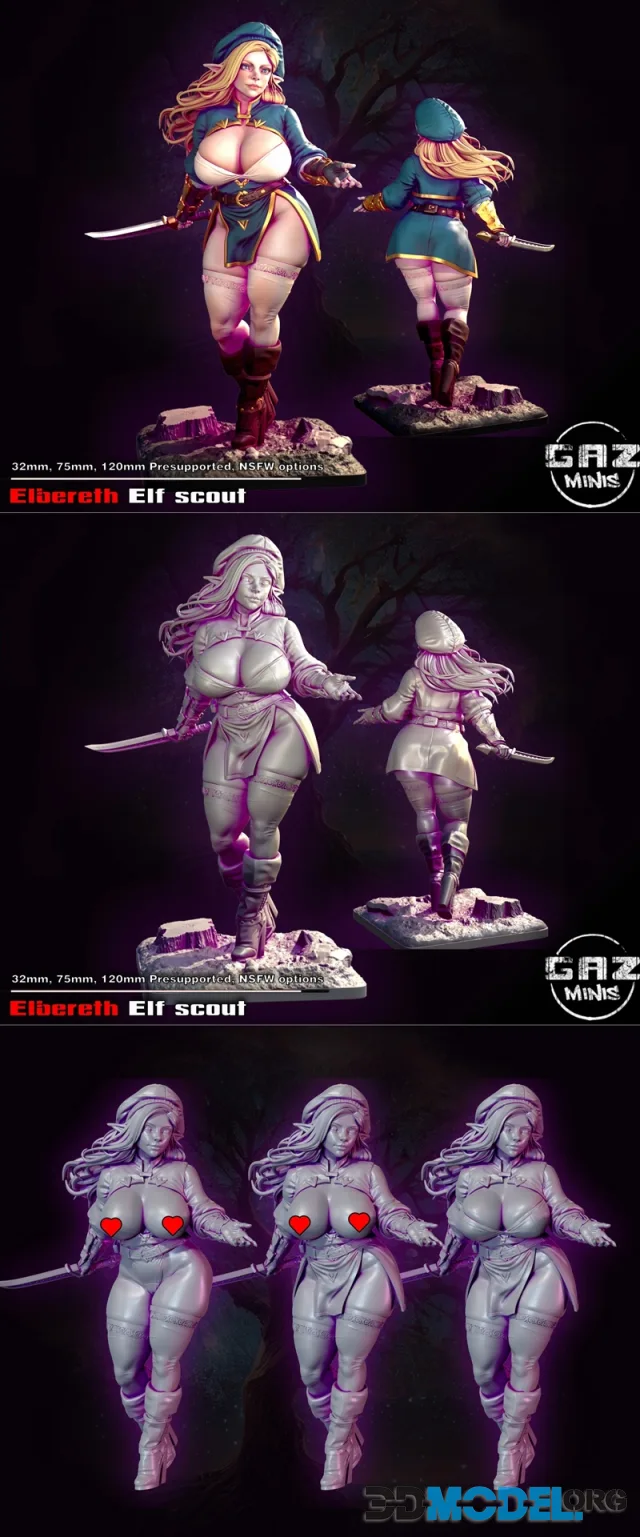 Elbereth Elf Scout – Printable