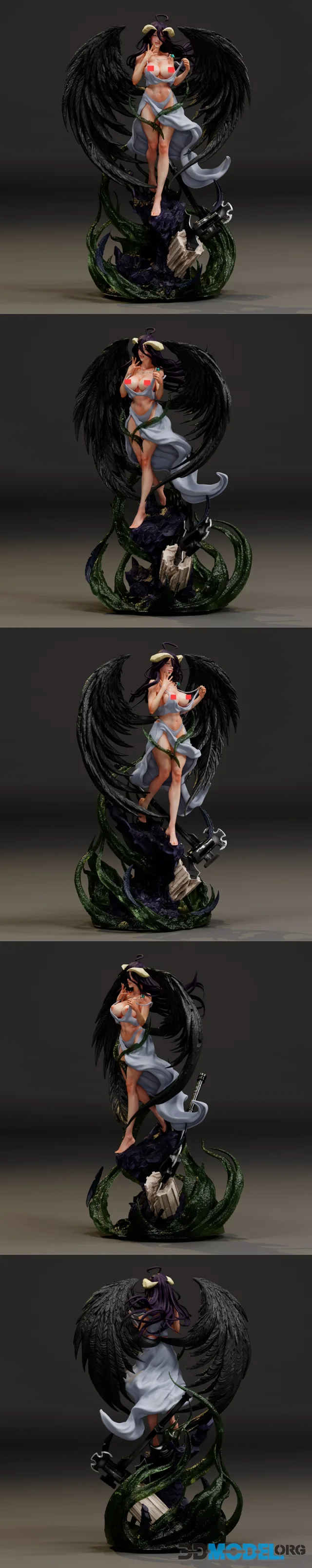 SakosigueArt - Overlord - Albedo – Printable