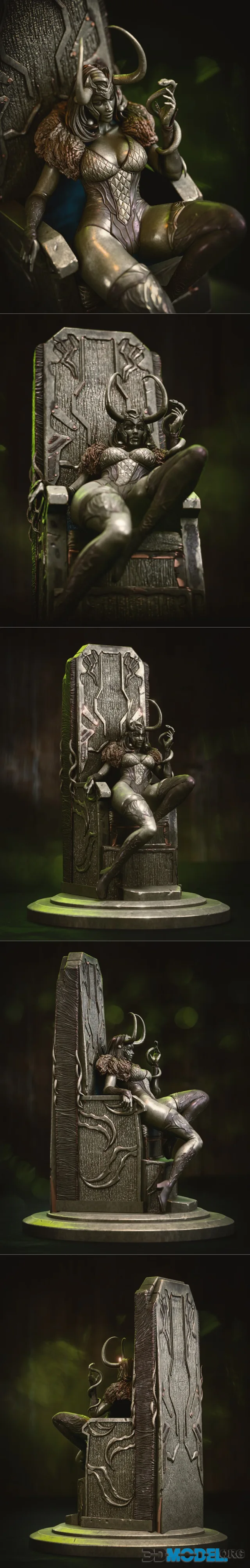 Ca 3d Studios - Lady Loki – Printable