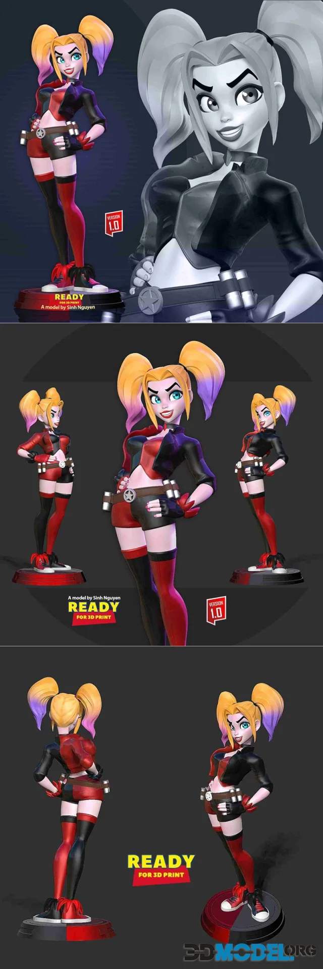 Harley Quinn Stylized – Printable