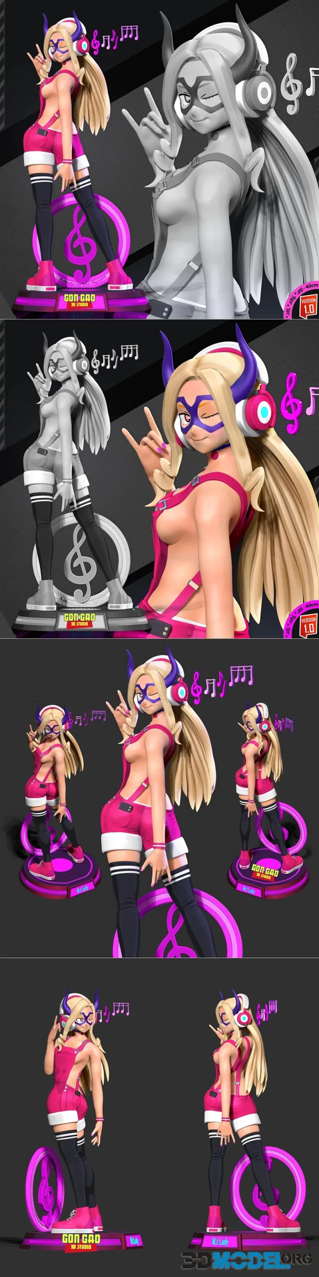 Mount Lady Loves Music – Printable