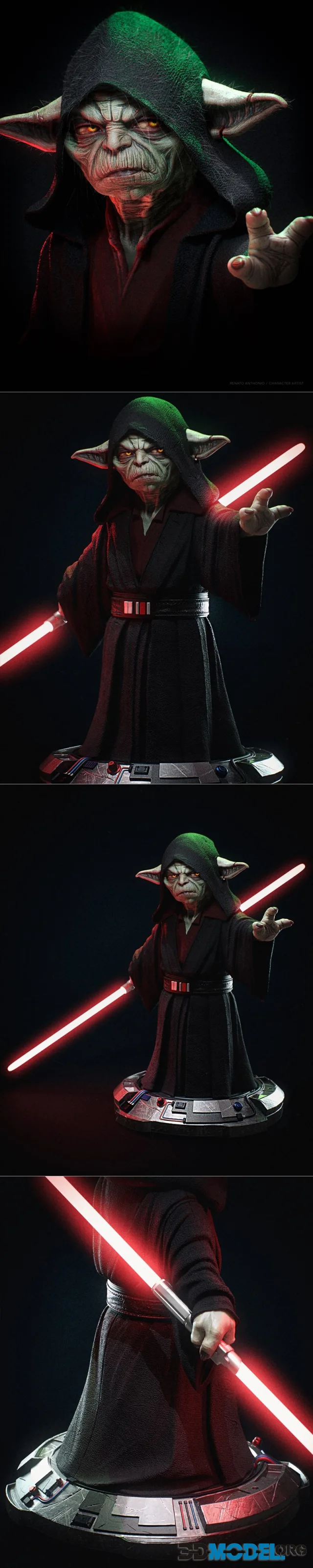 Ca 3d Studios - Darth Yoda – Printable