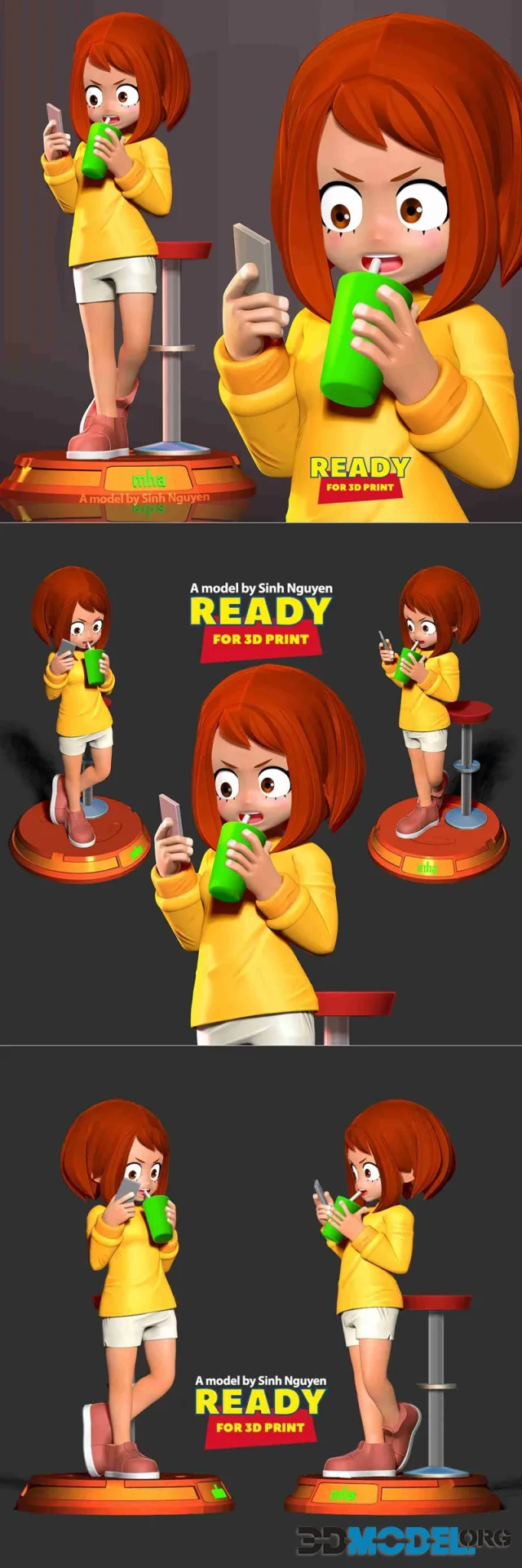 Kid Ochaco Uraraka – Printable